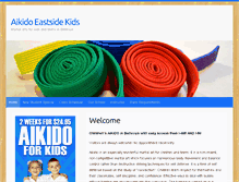 Tablet Screenshot of aikidoforchildren.com